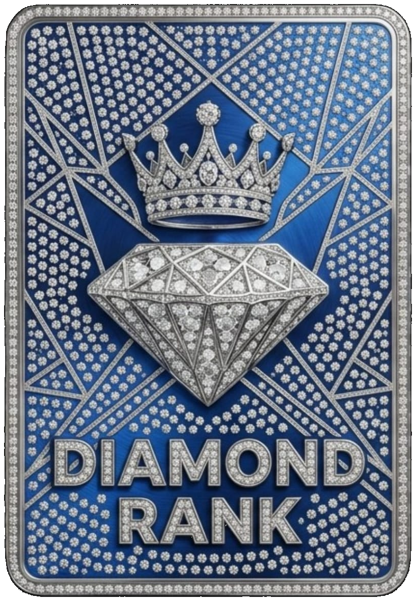 Diamond rank badge